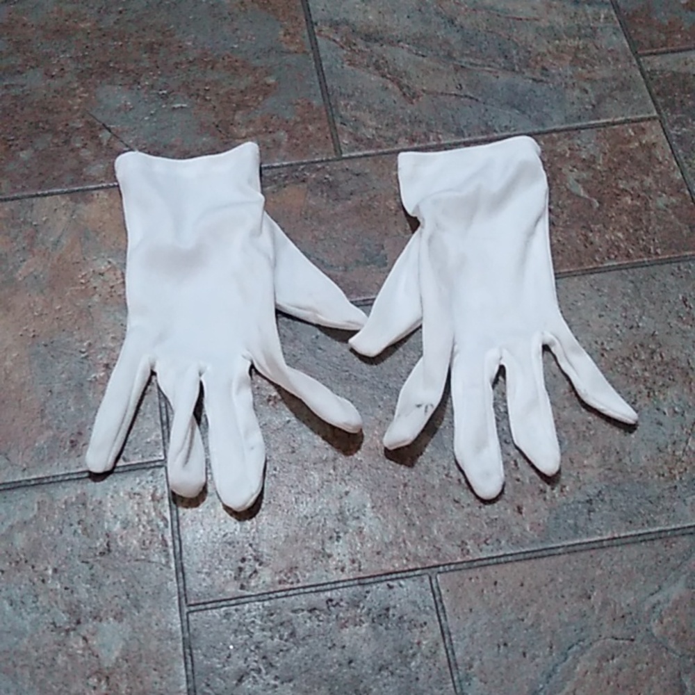 Costume Gloves White